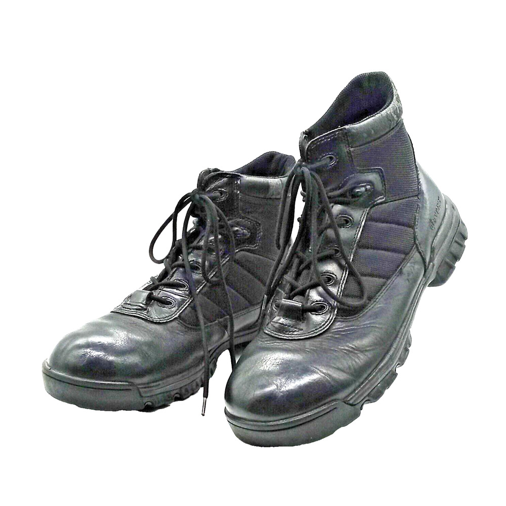 Bates Black Tactical Sport Boot Sz. 14 M Leather Slip & Oil-Resistant Motorcycle